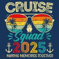 Cruise Squad 2025 Family Group Matching Summer Vacation Baby Bodysuit