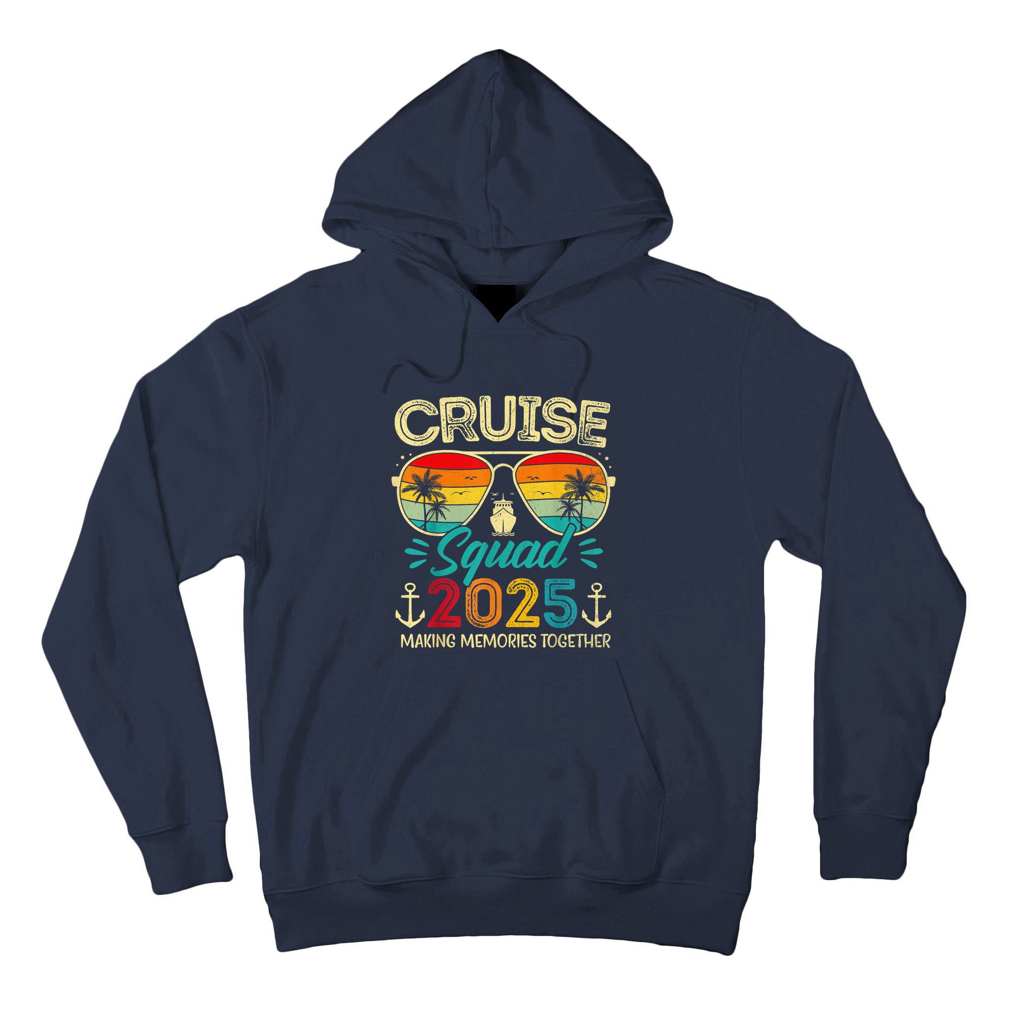 Cruise Squad 2025 Family Group Matching Summer Vacation Tall Hoodie