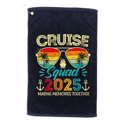 Cruise Squad 2025 Family Group Matching Summer Vacation Golf Towel
