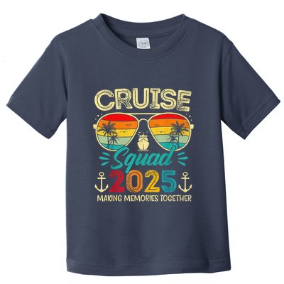 Cruise Squad 2025 Family Group Matching Summer Vacation Toddler T-Shirt