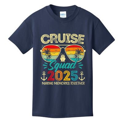 Cruise Squad 2025 Family Group Matching Summer Vacation Kids T-Shirt