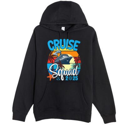 Cruise Squad 2025 Family Vacation Cruise Trip Group Summer Premium Pullover Hoodie