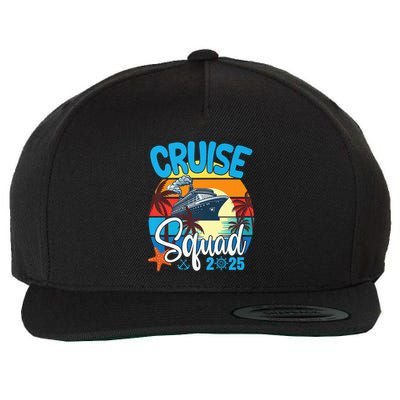 Cruise Squad 2025 Family Vacation Cruise Trip Group Summer Wool Snapback Cap