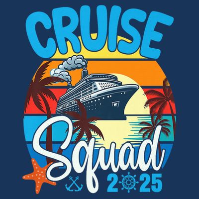 Cruise Squad 2025 Family Vacation Cruise Trip Group Summer T-Shirt