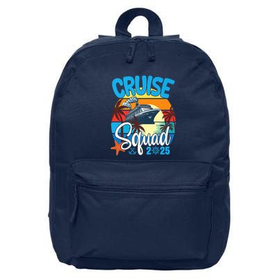 Cruise Squad 2025 Family Vacation Cruise Trip Group Summer 16 in Basic Backpack