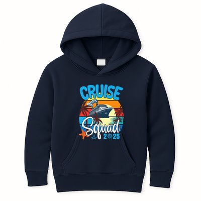 Cruise Squad 2025 Family Vacation Cruise Trip Group Summer Kids Hoodie