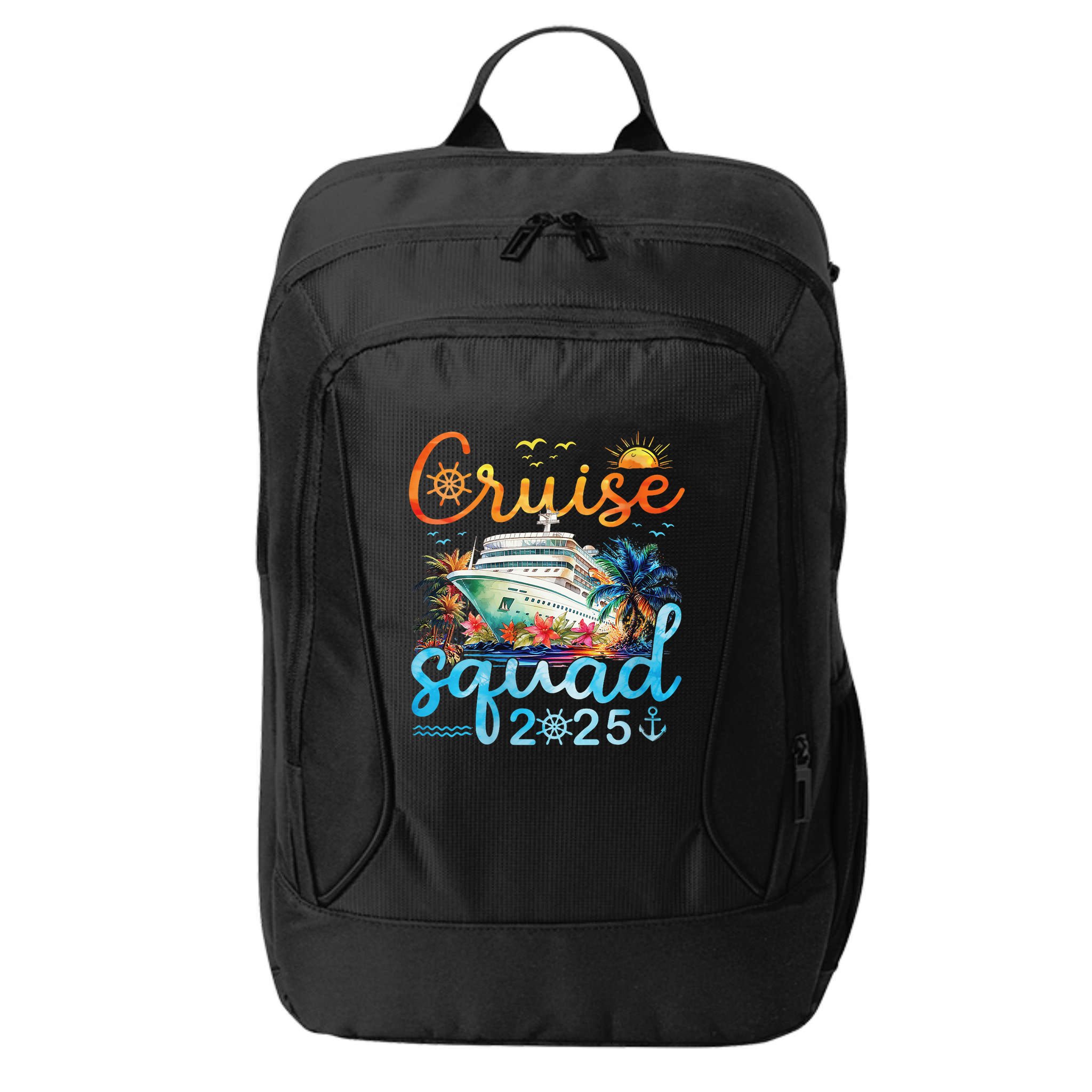 Cruise Squad 2025 Family Vacation Trip Group Matching Cruise City Backpack
