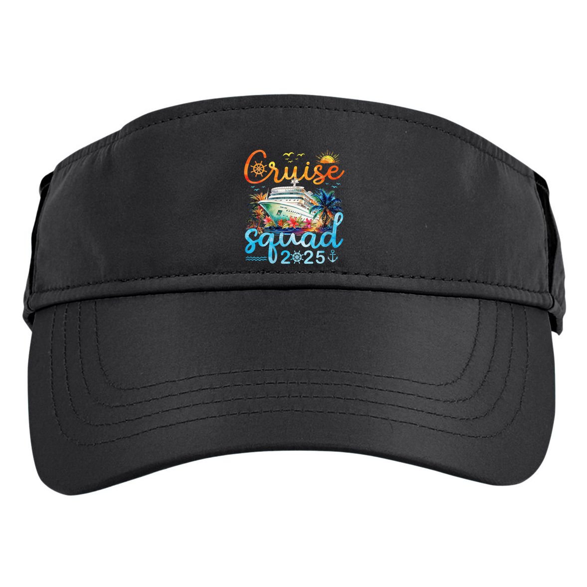 Cruise Squad 2025 Family Vacation Trip Group Matching Cruise Adult Drive Performance Visor