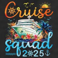 Cruise Squad 2025 Family Vacation Trip Group Matching Cruise Adult Drive Performance Visor