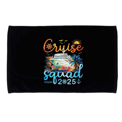 Cruise Squad 2025 Family Vacation Trip Group Matching Cruise Microfiber Hand Towel