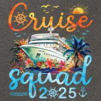 Cruise Squad 2025 Family Vacation Trip Group Matching Cruise Cotton Canvas Backpack