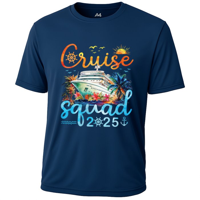 Cruise Squad 2025 Family Vacation Trip Group Matching Cruise Cooling Performance Crew T-Shirt