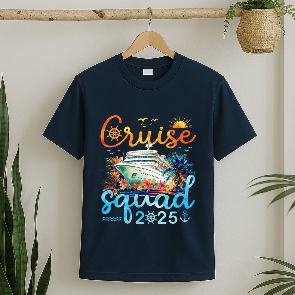 Cruise Squad 2025 Family Vacation Trip Group Matching Cruise T-Shirt