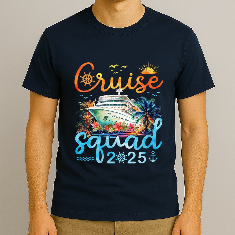 Cruise Squad 2025 Family Vacation Trip Group Matching Cruise T-Shirt