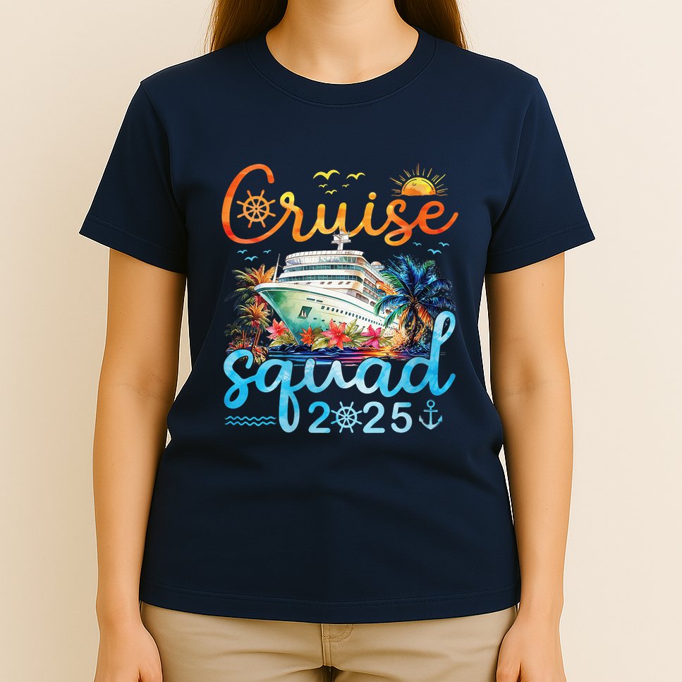 Cruise Squad 2025 Family Vacation Trip Group Matching Cruise T-Shirt