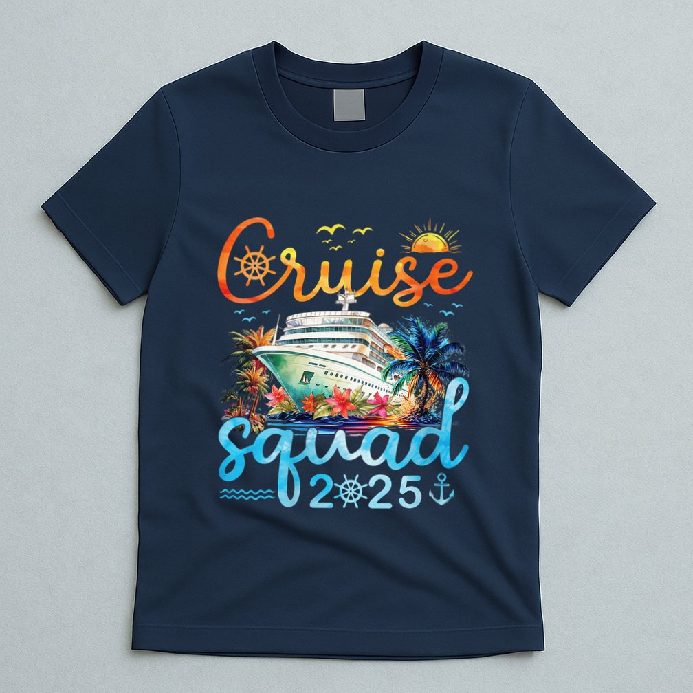 Cruise Squad 2025 Family Vacation Trip Group Matching Cruise T-Shirt
