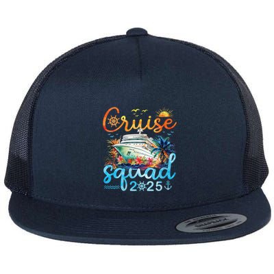 Cruise Squad 2025 Family Vacation Trip Group Matching Cruise Flatbill Hat