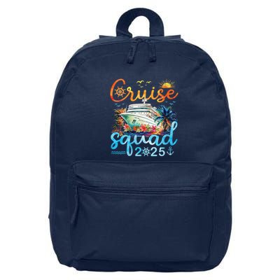 Cruise Squad 2025 Family Vacation Trip Group Matching Cruise 16 in Basic Backpack