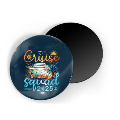 Cruise Squad 2025 Family Vacation Trip Group Matching Cruise Magnet