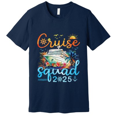 Cruise Squad 2025 Family Vacation Trip Group Matching Cruise Premium T-Shirt