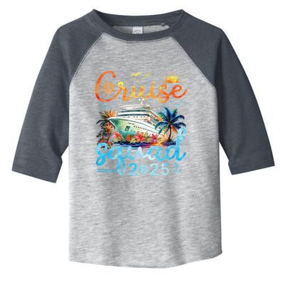 Cruise Squad 2025 Family Vacation Trip Group Matching Cruise Toddler Fine Jersey T-Shirt