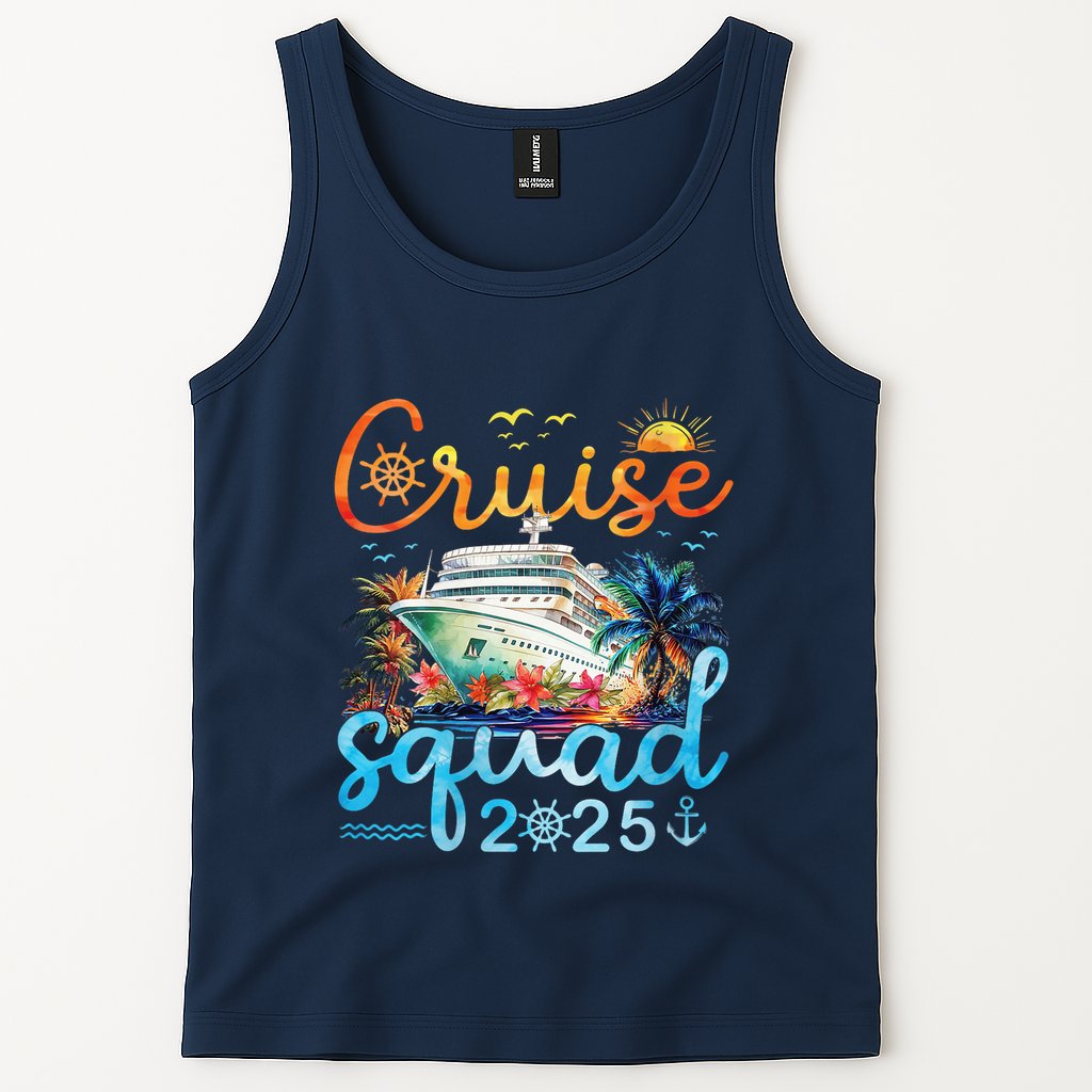 Cruise Squad 2025 Family Vacation Trip Group Matching Cruise Tank Top