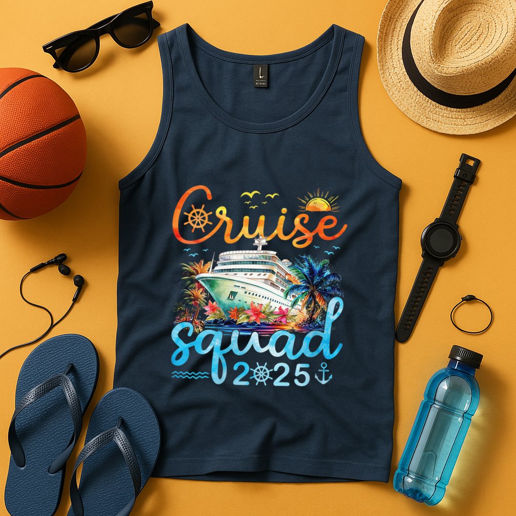 Cruise Squad 2025 Family Vacation Trip Group Matching Cruise Tank Top