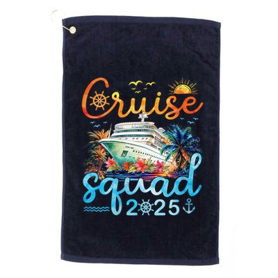 Cruise Squad 2025 Family Vacation Trip Group Matching Cruise Golf Towel