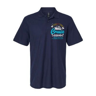 Cruise Squad 2024 Matching Family Vacation Softstyle Adult Sport Polo