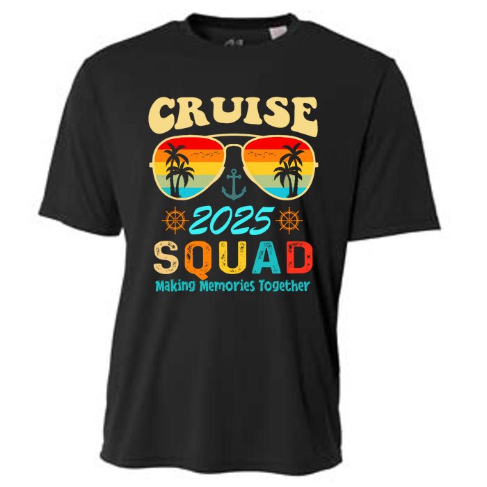 Cruise Squad 2025 Family Friends Vacation Cruising Ship Trip Cooling Performance Crew T-Shirt