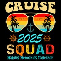 Cruise Squad 2025 Family Friends Vacation Cruising Ship Trip Tall T-Shirt