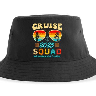 Cruise Squad 2025 Family Friends Vacation Cruising Ship Trip Sustainable Bucket Hat