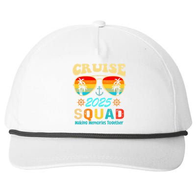 Cruise Squad 2025 Family Friends Vacation Cruising Ship Trip Snapback Five-Panel Rope Hat