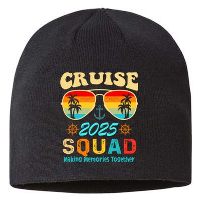 Cruise Squad 2025 Family Friends Vacation Cruising Ship Trip Sustainable Beanie