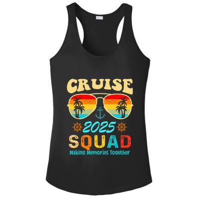 Cruise Squad 2025 Family Friends Vacation Cruising Ship Trip Ladies PosiCharge Competitor Racerback Tank