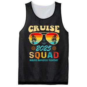 Cruise Squad 2025 Family Friends Vacation Cruising Ship Trip Mesh Reversible Basketball Jersey Tank