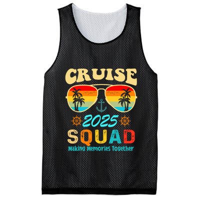Cruise Squad 2025 Family Friends Vacation Cruising Ship Trip Mesh Reversible Basketball Jersey Tank
