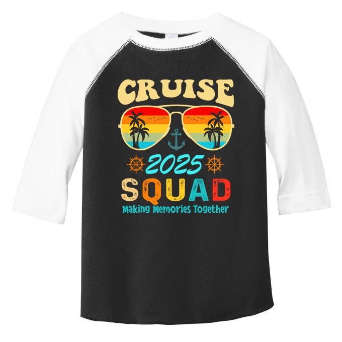 Cruise Squad 2025 Family Friends Vacation Cruising Ship Trip Toddler Fine Jersey T-Shirt