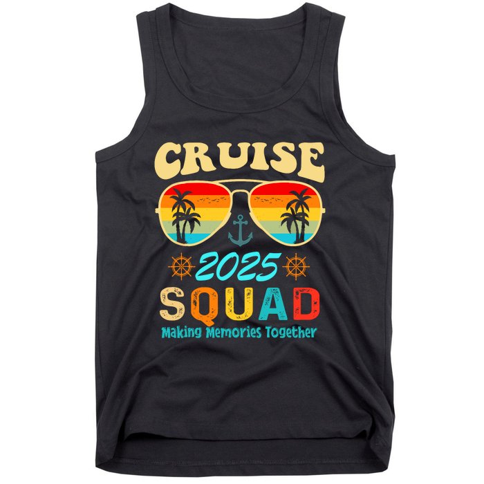 Cruise Squad 2025 Family Friends Vacation Cruising Ship Trip Tank Top