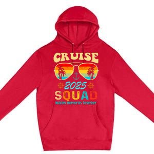 Cruise Squad 2025 Family Friends Vacation Cruising Ship Trip Premium Pullover Hoodie