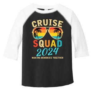 Cruise Squad 2024 Summer Vacation Matching Family Group Toddler Fine Jersey T-Shirt