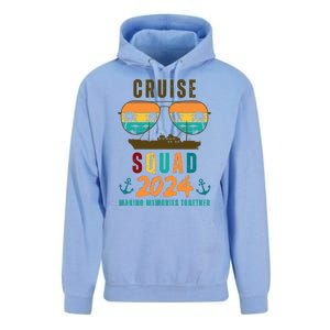 Cruise Squad 2024 Making Memories Together Family Vacation Unisex Surf Hoodie