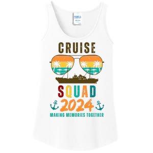 Cruise Squad 2024 Making Memories Together Family Vacation Ladies Essential Tank