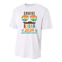 Cruise Squad 2024 Making Memories Together Family Vacation Youth Performance Sprint T-Shirt