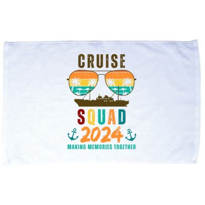 Cruise Squad 2024 Making Memories Together Family Vacation Microfiber Hand Towel