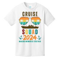 Cruise Squad 2024 Making Memories Together Family Vacation Kids T-Shirt