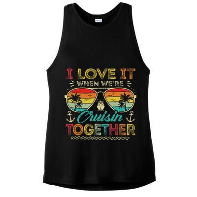 Cruise Squad 2025 Family Group Matching Summer Vacation Ladies PosiCharge Tri-Blend Wicking Tank