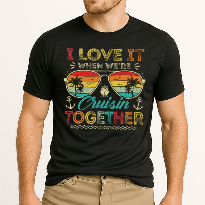 Cruise Squad 2025 Family Group Matching Summer Vacation Cooling Performance Crew T-Shirt
