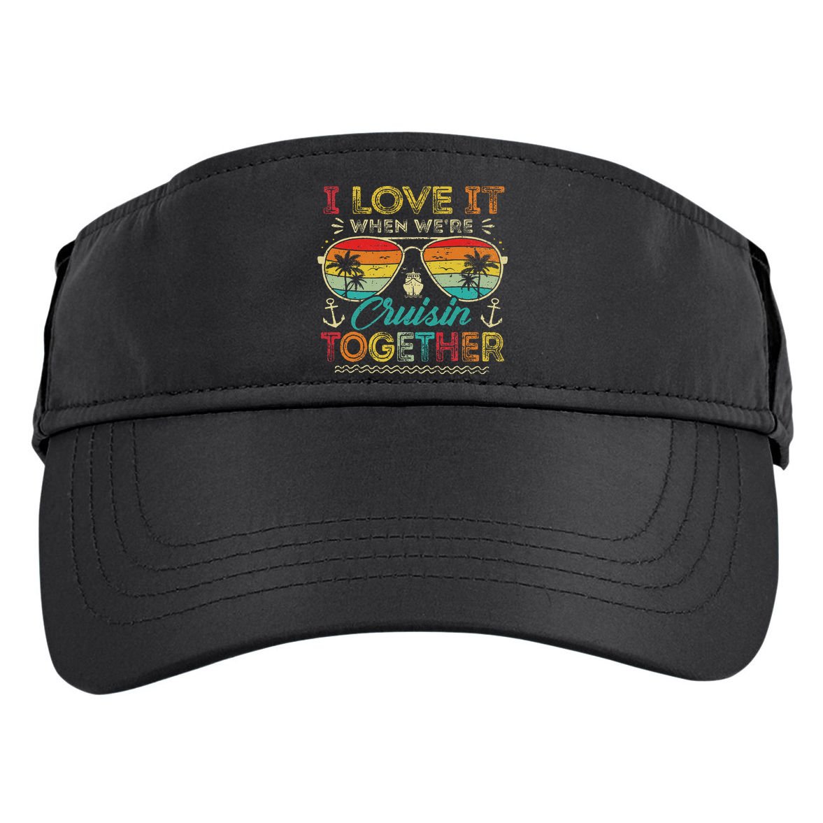 Cruise Squad 2025 Family Group Matching Summer Vacation Adult Drive Performance Visor