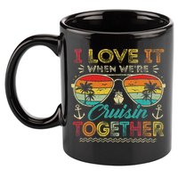 Cruise Squad 2025 Family Group Matching Summer Vacation 11oz C Handle Ceramic Mug